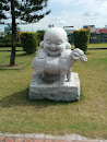 Maitreya with Goat Statue