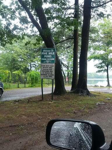 Five Mile Pond Park Fishing Entrance