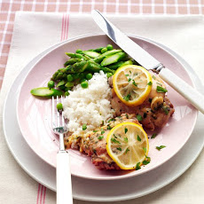 Chicken Thighs Braised in White Wine