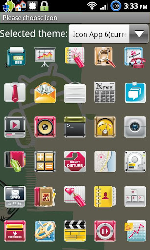 Icon App 6 Go Launcher EX