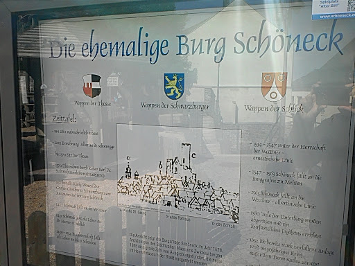 Burg Schöneck Schautafel