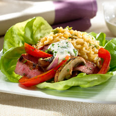 Cilantro Steak In Lettuce Cups