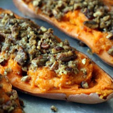 Sweet Potatoes with Pecans and Sausage