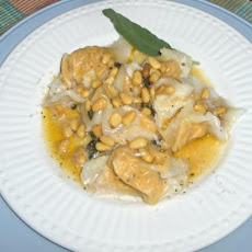 Butternut Squash Tortellini With a Brown Butter Sage Sauce and A