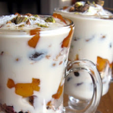 Brandied Peach Parfaits