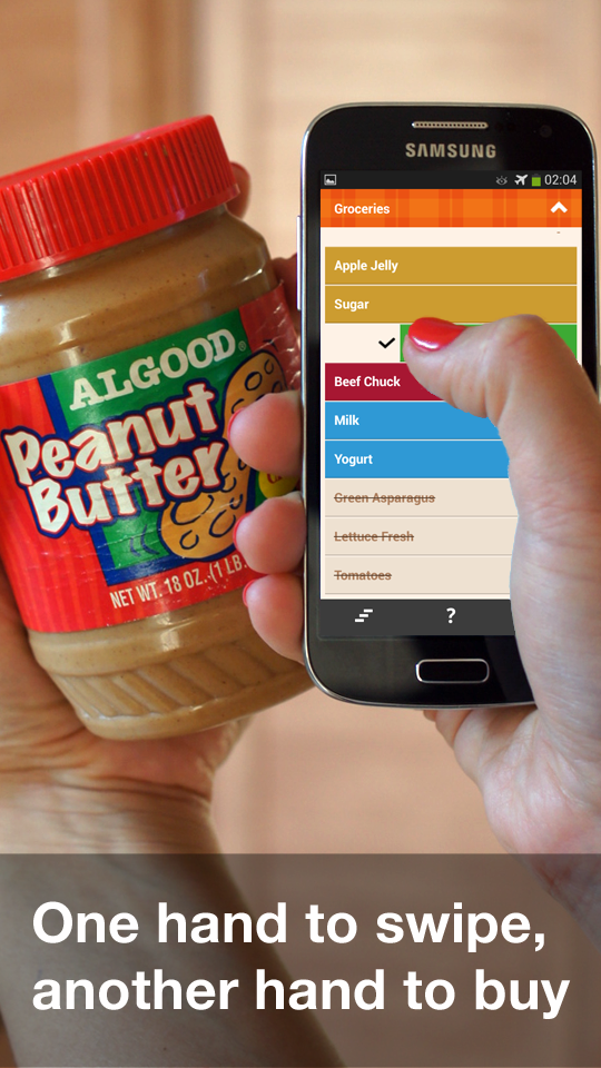 Android application Organizy Pro Shopping List App screenshort