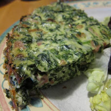 Crustless Spinach Pie