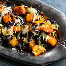 Roasted Butternut Squash, Radicchio, and Onion