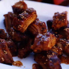 Molasses-Glazed Spareribs