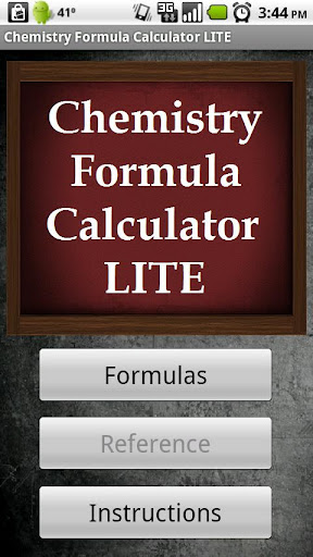Chemistry Formula Calc LITE