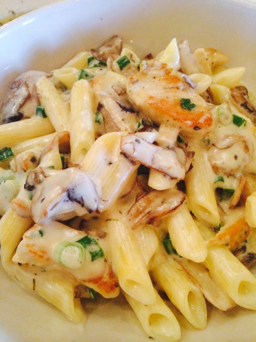 Chicken Alfredo was so satisfying ;) a wonderful comfort food that I've been missing!