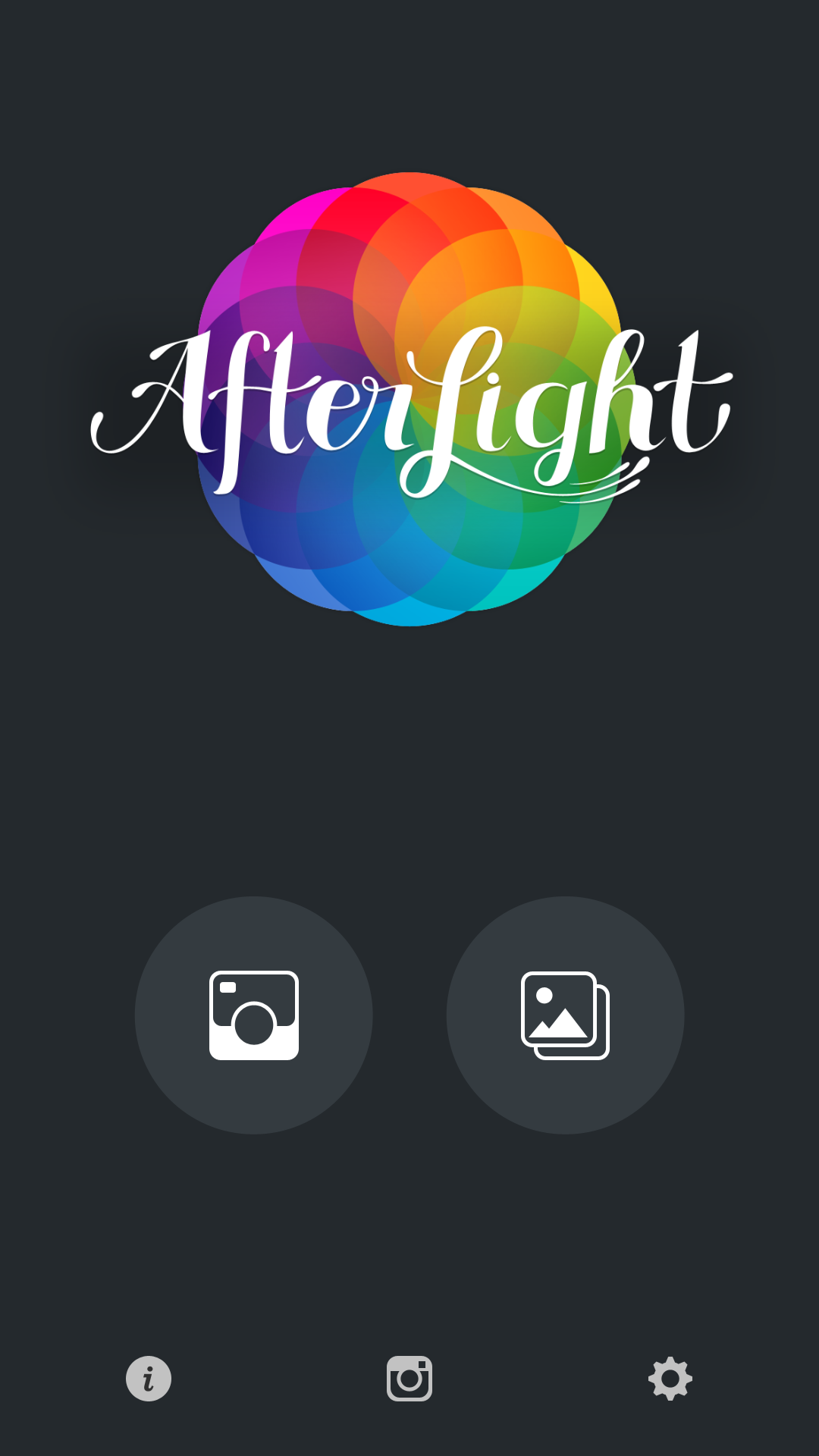 Android application Afterlight screenshort