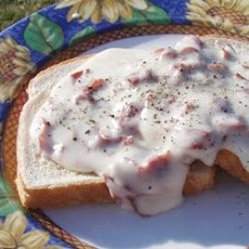 Chipped Beef on Toast