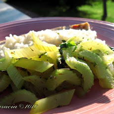 Braised Celery With Herbs