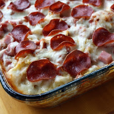 Meat Lovers Pizza Casserole