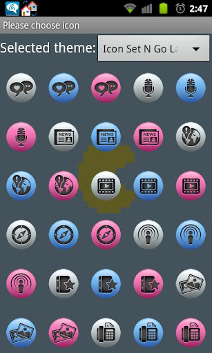 Icon Set N Go Launcher Ex