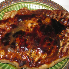 Rib-Eye Steak Au Poivre With Balsamic Reduction