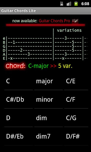 【免費音樂App】Guitar Chords Lite-APP點子