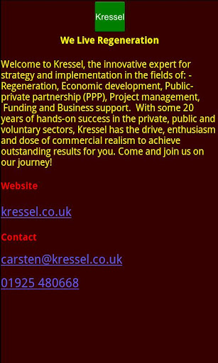 Kressel Regeneration Ltd.