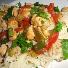Capelli D' Angelo With Thai Chicken