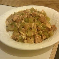 Slow Cooker Chicken and Sausage Gumbo