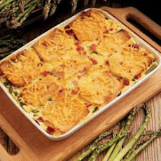 Asparagus Cheese Strata Main Dish