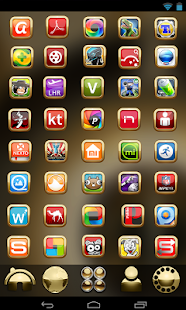 How to get GOLD HD icons adw apex nova go 1.7.3 mod apk for laptop