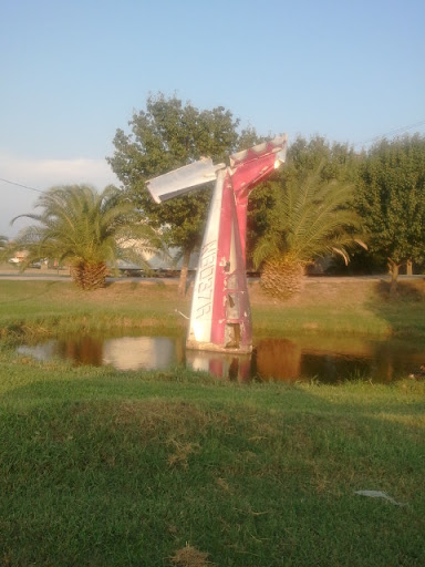 Crashed Plane Lagoon Sculpture