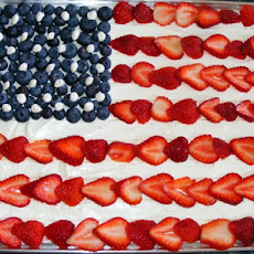 4th of July Flag Cake
