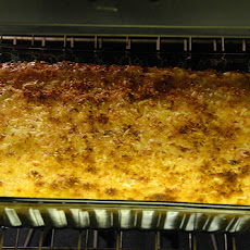 Baked Macaroni With Three Cheeses