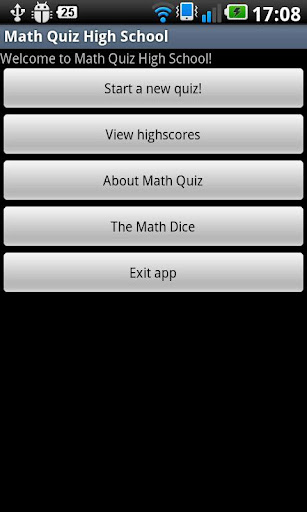 Math Quiz High School