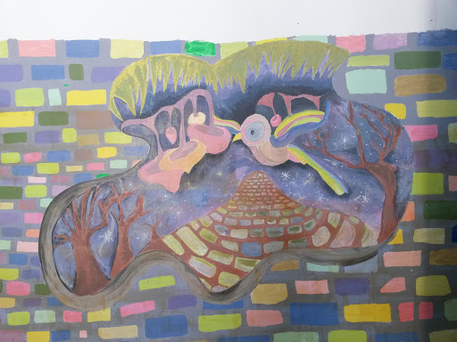 Farmgol - Psychedelic Bird Mural