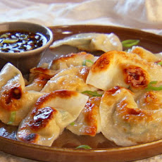 Pot Sticker Dumplings and Soy-Vinegar Sauce