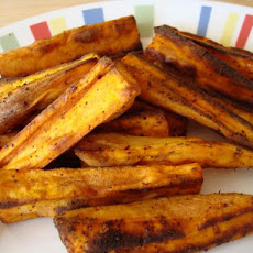 Oven-Fried Sweet Potato Wedges