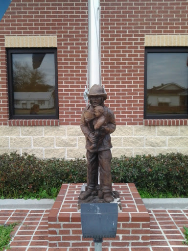 Firefighter Hero Memorial Sculpture