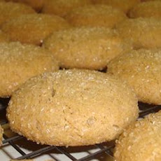 Spice Cookies with Crystallized Ginger