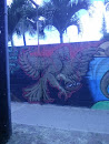 Nanakuli Golden Hawk Mural