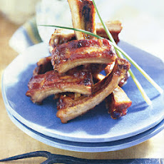Smoked Baby Back Ribs with Hoisin-Honey Glaze