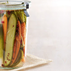 Refrigerator Pickles: Cauliflower, Carrots, Cukes, You Name It