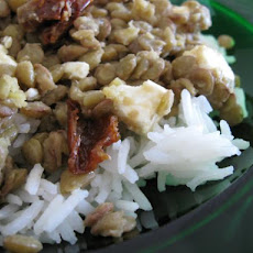 Lentils With Sun-Dried Tomatoes and Feta