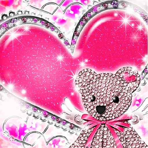 Heart Bear_Heart Cute kirakira 個人化 App LOGO-APP開箱王