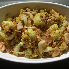 Curried Cauliflower, Red Lentil and Couscous Salad