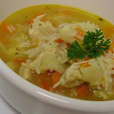 Spicy Chicken Rice Soup