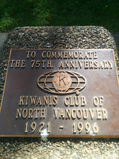 Kiwanis Club 75th Anniversary Plaque