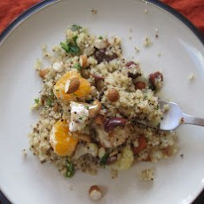 Orange Quinoa Salad with Almonds, Olives, and Feta