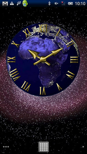 Earth by night clock