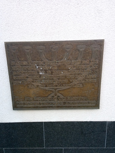Gedenktafel Jüdische Synagoge