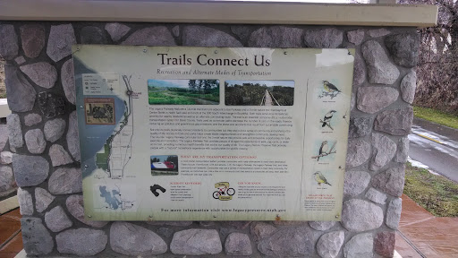 Trails Connect Us Marker and Map