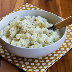 Pureed Cauliflower Recipe with Garlic, Parmesan, and Goat Cheese (Plus 10 More Yummy Cauliflower Ideas!)