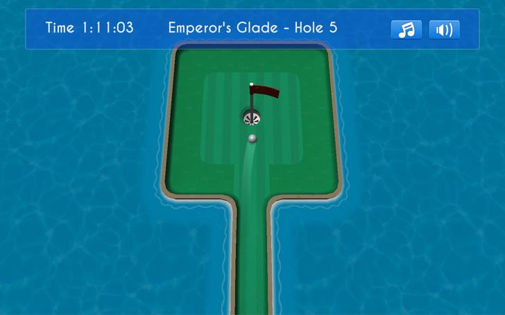 Android application Tilt Golf: Free Tournament screenshort